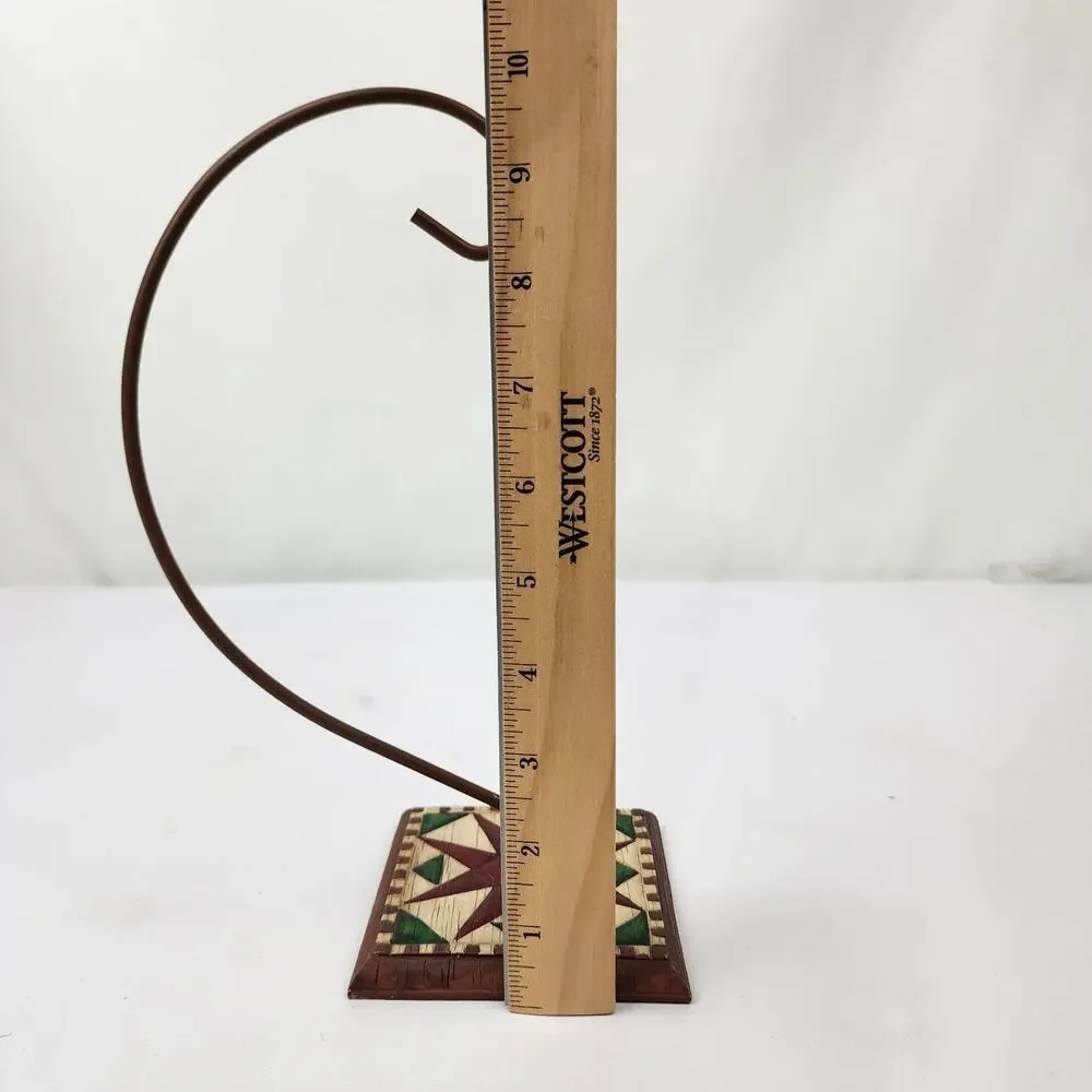 Jim Shore Heartwood Creek Ornament Display Stand 2002 Hanging Hook Red Star